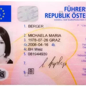 Buy Austrian Driving License